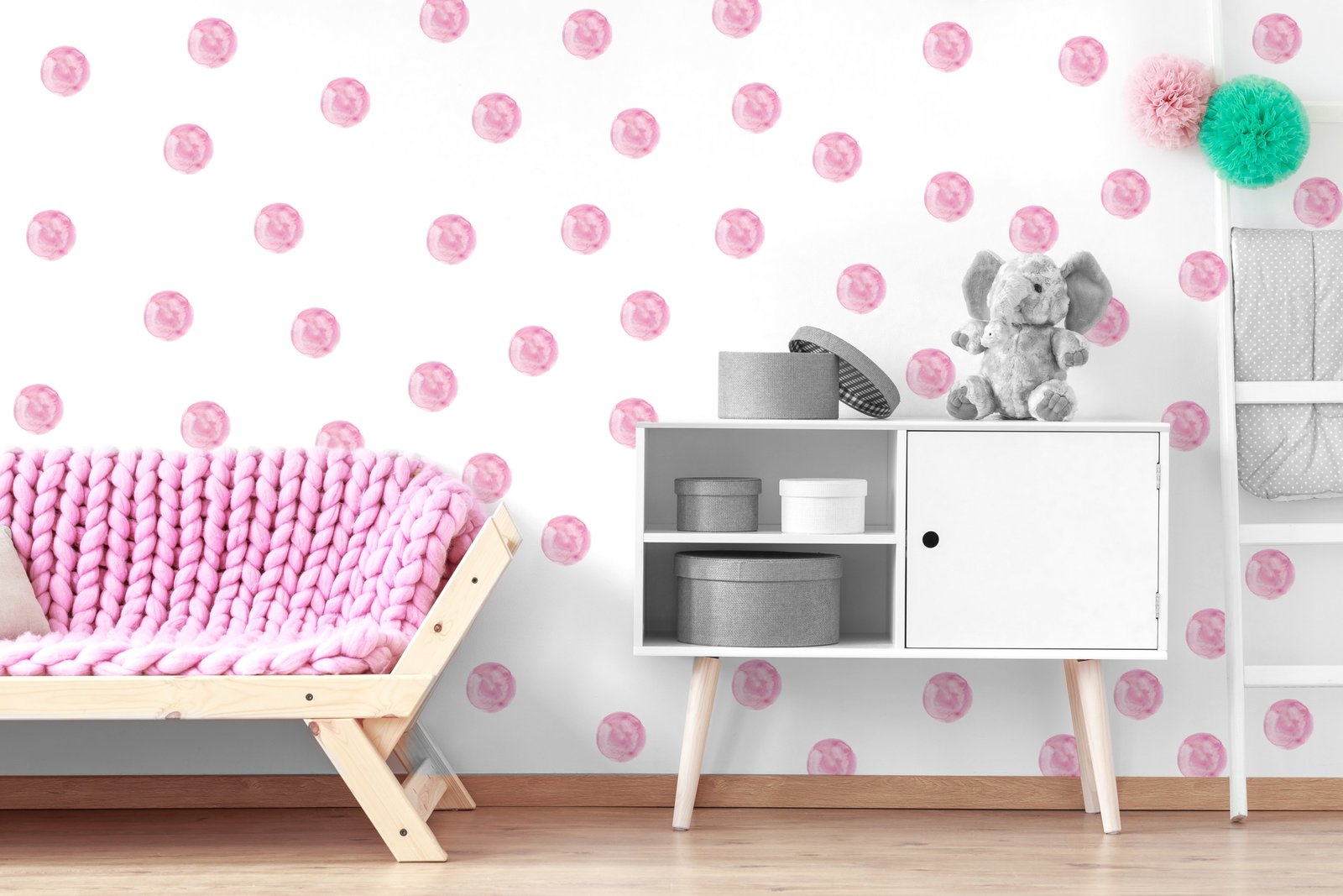 wall polka dot stickers