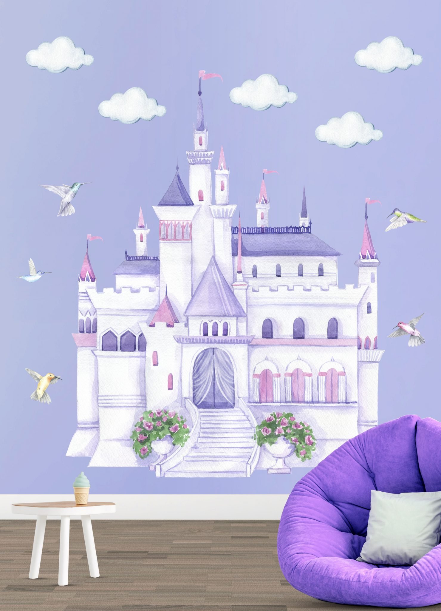 Disney Princess Castle Decal Set Removable Wallpapers, Wall Stickers & Wall Decals Australia